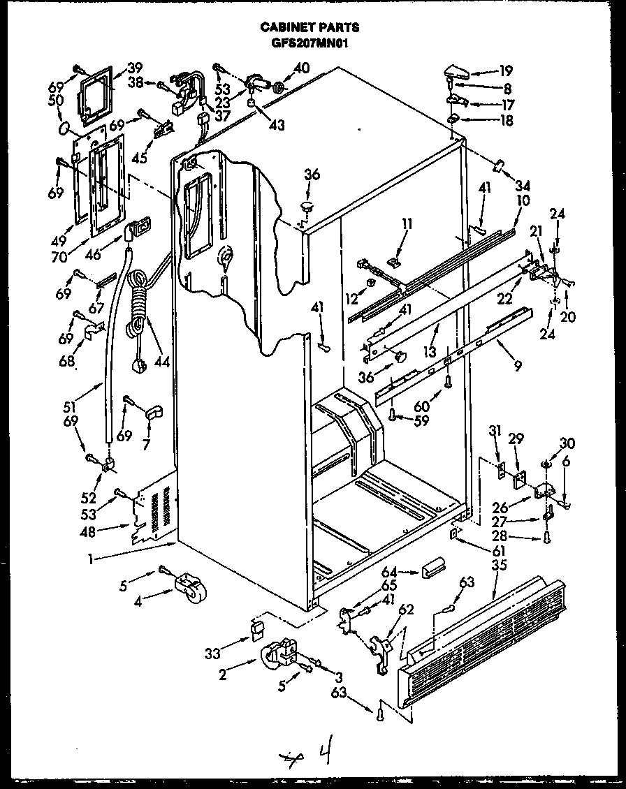 Cabinet parts (gfs207mn01)