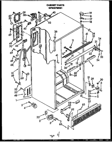 Cabinet parts (gfs207mn01)