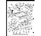 Amana TC22H-P7711017W refrigerator freezer functional parts (tm16h/p7711001w) (tm16h/p7711002w) (tr16h/p7711003w) (tr16h/p7711004w) (tm16h1/p7711027w) diagram