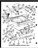 Refrigerator freezer functional parts (tm16h/p7711001w) (tm16h/p7711002w) (tr16h/p7711003w) (tr16h/p7711004w) (tm16h1/p7711027w)