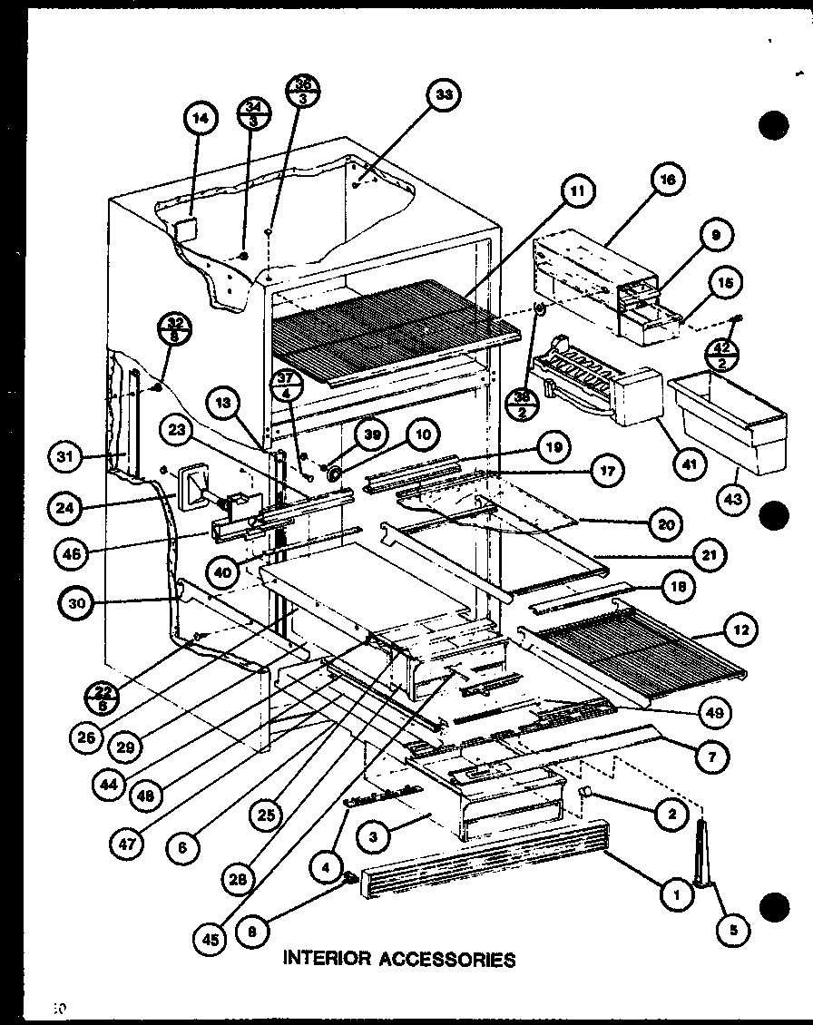 INTERIOR ACCESSORIES (TR18H/P7711007W) (TR18H/P7711008W) (TC18H/P7711009W) (TC18H/P7711010W)