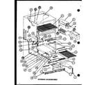 Amana CIC-4H-P7621308W interior accessories (tr18h/p7711007w) (tr18h/p7711008w) (tc18h/p7711009w) (tc18h/p7711010w) diagram