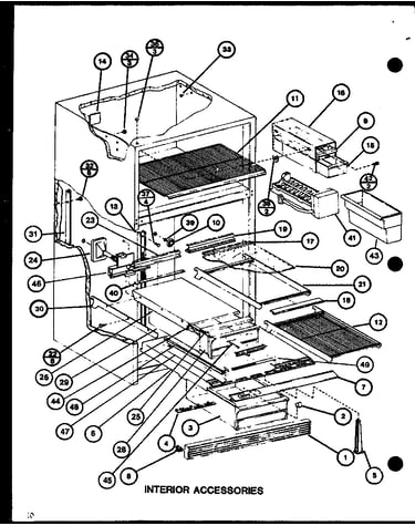 Interior accessories (tr18h/p7711007w) (tr18h/p7711008w) (tc18h/p7711009w) (tc18h/p7711010w)