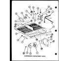 Amana TM16H1-P7711027W compressor compartment parts (tm18h/p7711005w) (tm18h/p7711006w) (tr18h/p7711007w) (tr18h/p7711008w) (tc18h/p7711009w) (tc18h/p7711010w) diagram