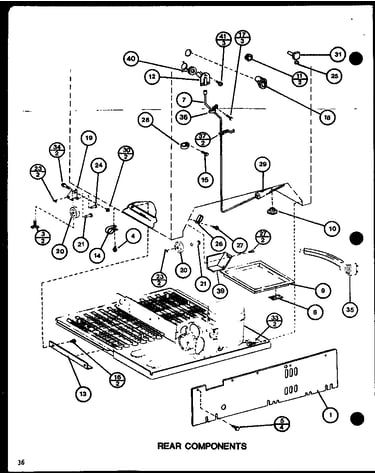 Rear components (tm18h/p7711005w) (tm18h/p7711006w) (tr18h/p7711007w) (tr18h/p7711008w) (tc18h/p7711009w) (tc18h/p7711010w)