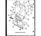 Amana TM20H-P7711011W refrigerator door parts (tc20h/p7711015w) (tc20h/p7711016w) diagram