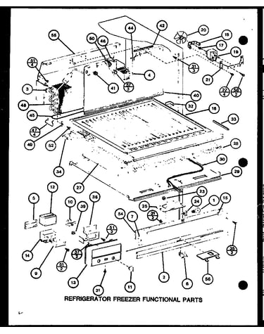Refrigerator freezer functional parts (tm20h/p7711011w) (tm20h/p7711012w) (tr20h/p7711013w) (tr20h/p7711014w) (tc20h/p7711015w) (tc20h/p7711016w)