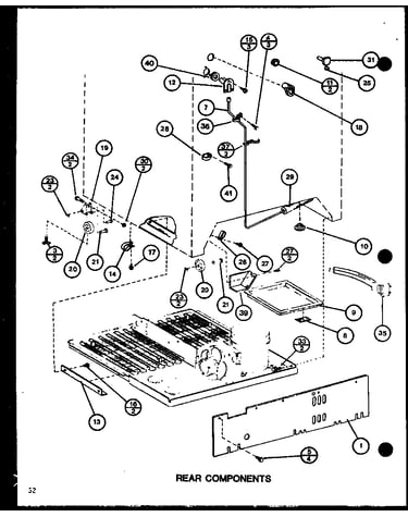 Rear components (tm20h/p7711011w) (tm20h/p7711012w) (tr20h/p7711013w) (tr20h/p7711014w) (tc20h/p7711015w) (tc20h/p7711016w)