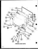 Freezer door parts (tc22h/p7711017w) (tc22h/p7711018w)