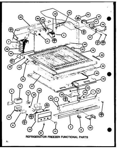 Refrigerator freezer functional parts (tc22h/p7711017w) (tc22h/p7711018w)