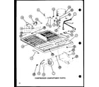 Amana IC3-P7621301W-TM compressor compartment parts (tc22h/p7711017w) (tc22h/p7711018w) diagram