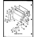 Amana TX18K-P7803202W freezer door parts (tx18k/p7803201w) (tx18k/p7803202w) (txi18k/p7803203w) (txi18k/p7803204w) (txi18k/p7803239w) (txi18k/p7803240w) (tx18k2/p7859230w) diagram