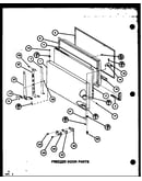 Freezer door parts (tx18k/p7803201w) (tx18k/p7803202w) (txi18k/p7803203w) (txi18k/p7803204w) (txi18k/p7803239w) (txi18k/p7803240w) (tx18k2/p7859230w)