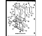 Amana TXI20K-P7803241W refrigerator door parts (tx18k/p7803201w) (tx18k/p7803202w) (txi18k/p7803203w) (txi18k/p7803204w) (txi18k/p7803239w) (txi18k/p7803240w) (tc18k2/p7859230w) diagram