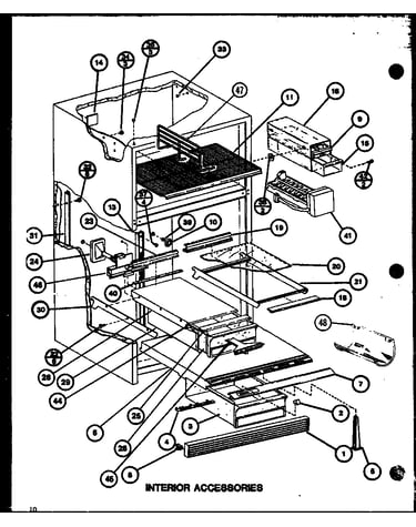 Interior accessories (tx18k/p7803201w) (tx18k/p7803202w) (txi18k/p7803203w) (txi18k/p7803204w) (txi18k/p7803239w) (txi18k/p7803240w) (tc18k2/p7859230w)
