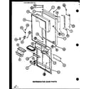 Amana TX18K-P7803202W refrigerator door parts (tx20k/p7803205w) (tx20k/p7803206w) (txi20k/p7803207w) (txi20k/p7803208w) (txi20k/p7803241w) (txi20k/p7803242w) diagram