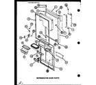 Amana TC18K2-P7859230W refrigerator door parts (tx20k/p7803205w) (tx20k/p7803206w) (txi20k/p7803207w) (txi20k/p7803208w) (txi20k/p7803241w) (txi20k/p7803242w) diagram