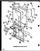 Refrigerator door parts (tx20k/p7803205w) (tx20k/p7803206w) (txi20k/p7803207w) (txi20k/p7803208w) (txi20k/p7803241w) (txi20k/p7803242w)