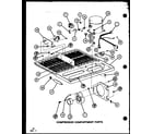 Amana IC3H-P7621305W-TM compressor compartment parts (tx20k/p7803205w) (tx20k/p7803206w) (txi20k/p7803207w) (txi20k/p7803208w) (txi20k/p7803241w) (txi20k/p7803242w) diagram