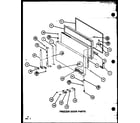 Amana TX18K-P7803201W freezer door parts (tx22k/p7803209w) (txi22k/p7803210w) (txi22k/p7803243w) (tx22k/p7859202w) diagram
