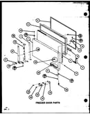 Freezer door parts (tx22k/p7803209w) (txi22k/p7803210w) (txi22k/p7803243w) (tx22k/p7859202w)