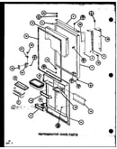 Refrigerator door parts (tx22k/p7803209w) (txi22k/p7803210w) (txi22k/p7803243w) (tx22k/p7859202w)
