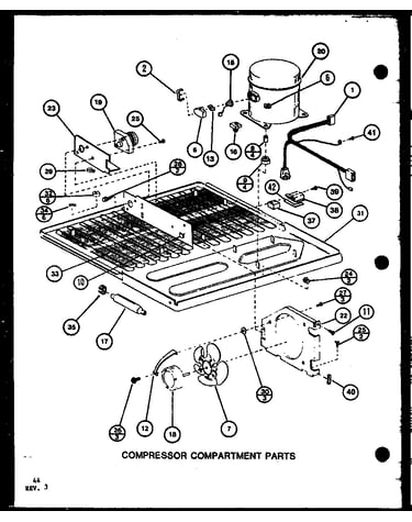 Compressor compartment parts (tx22k/p7803209w) (txi22k/p7803210w) (txi22k/p7803243w) (tx22k/p7859202w)
