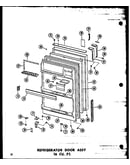 Refrigerator door assy 16 cu. ft. (t16n/p60236-26w) (t16n-c/p60236-26wc) (t16n-ag/p60236-26wg) (t16n-a/p60236-26wa) (t16n/p60236-42w) (t16n-c/p60236-42wc) (t16n-ag/p60236-42wg) (t16n-a/p60236-42wa) (tr16n/p60236-28w) (tr16n-c/p60236-28wc) (tr16n-ag/p60236