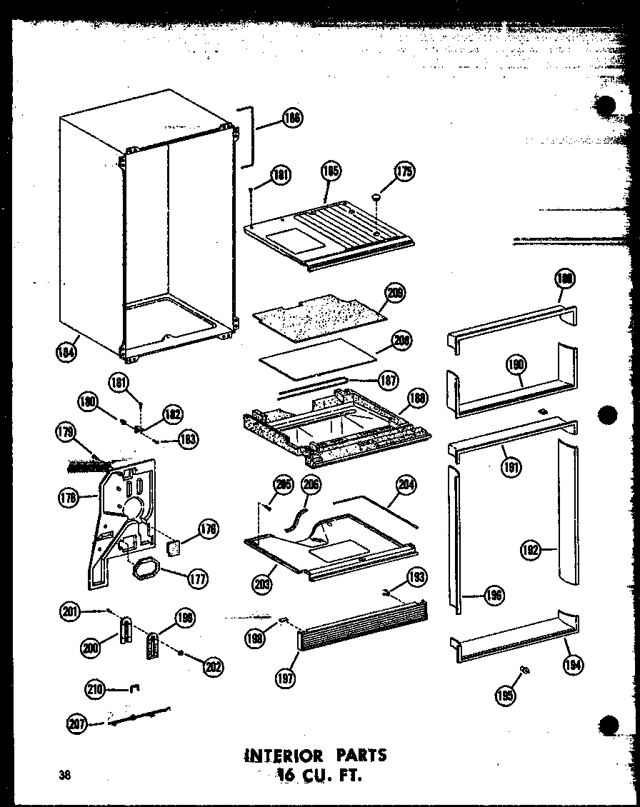 INTERIOR PARTS 16 CU. FT. (T16N/P60236-26W) (T16N-C/P60236-26WC) (T16N-AG/P60236-26WG) (T16N-A/P60236-26WA) (T16N/P60236-42W) (T16N-C/P60236-42WC) (T16N-AG/P60236-42WG) (T16N-A/P60236-42WA) (TR16N/P60236-28W) (TR16N-C/P60236-28WC) (TR16N-AG/P60236-28WG) (