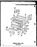 Freezer door assy 18 cu. ft. (tm18n/p60236-29w) (tm18n-c/p60236-29wc) (tm18n-ag/p60236-29wg) (tm18n-a/p60236-29wa) (tm18n/p60236-44w) (tm18n-ag/p60236-44wg) (tm18n-c/p60236-44wc) (tm18n-a/p60236-44wa) (tc18n-a/p60236-31wa) (tc18n-c/p60236-31wc) (tc18n-ag