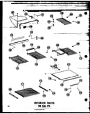 Interior parts 18 cu. ft. (tm18n/p60236-29w) (tm18n-c/p60236-29wc) (tm18n-ag/p60236-29wg) (tm18n-a/p60236-29wa) (tm18n/p60236-44w) (tm18n-ag/p60236-44wg) (tm18n-c/p60236-44wc) (tm18n-a/p60236-44wa) (tc18n-a/p60236-31wa) (tc18n-c/p60236-31wc) (tc18n-ag/p60