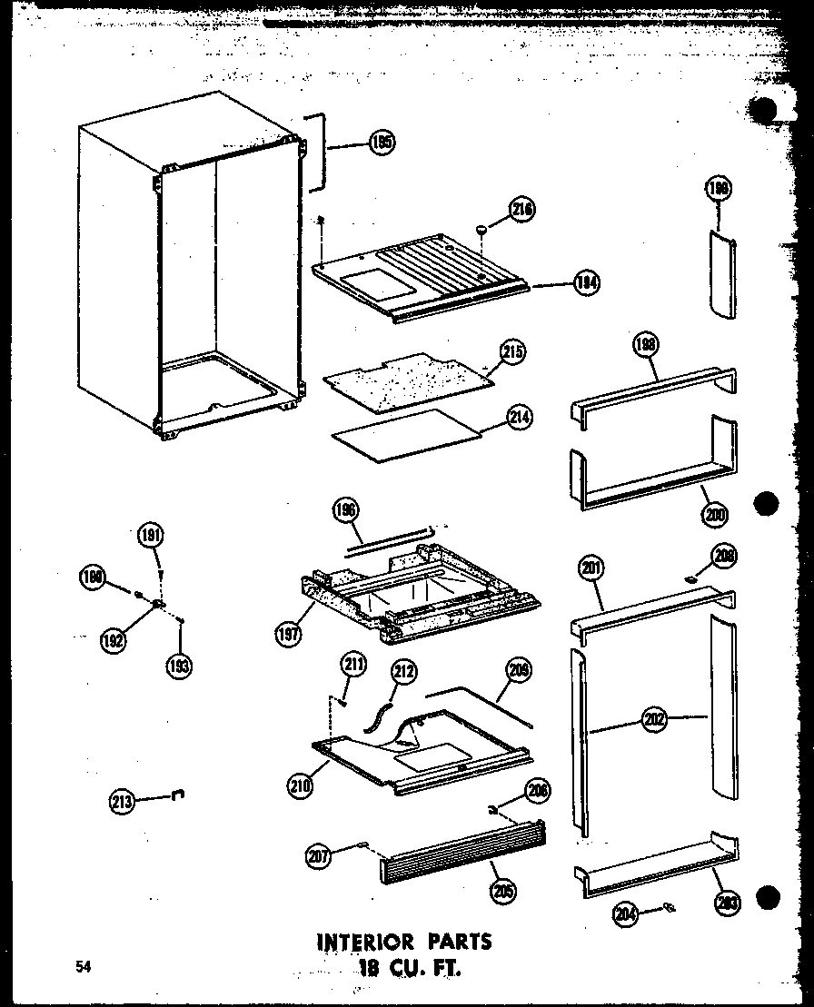 INTERIOR PARTS 18 CU. FT. (TM18N/P60236-29W) (TM18N-C/P60236-29WC) (TM18N-AG/P60236-29WG) (TM18N-A/P60236-29WA) (TM18N/P60236-44W) (TM18N-AG/P60236-44WG) (TM18N-C/P60236-44WC) (TM18N-A/P60236-44WA) (TC18N-A/P60236-31WA) (TC18N-C/P60236-31WC) (TC18N-AG/P60