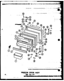 Freezer door assy 20 cu. ft. (tr20n-c/p60236-32wc) (tr20n-a/p60236-32wa) (tr20n/p60236-32w) (tr20n-ag/p60236-32wg) (tr20n/p60236-46w) (tr20n-c/p60236-46wc) (tr20n-ag/p60236-46wg) (tr20n-a/p60236-46wa) (td20n/p60236-33w) (td20n-c/p60236-33wc) (td20n-ag/p60