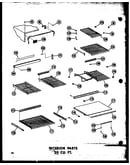 Interior parts 20 cu. ft. (tr20n-c/p60236-32wc) (tr20n-a/p60236-32wa) (tr20n/p60236-32w) (tr20n-ag/p60236-32wg) (tr20n/p60236-46w) (tr20n-c/p60236-46wc) (tr20n-ag/p60236-46wg) (tr20n-a/p60236-46wa) (td20n/p60236-33w) (td20n-c/p60236-33wc) (td20n-ag/p60236