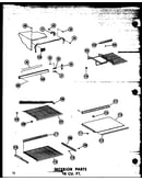 Interior parts 16 cu. ft. (t16w/p60303-6w) (t16w-c/p60303-6wc) (t16w-ag/p60303-6wg) (t16w-a/p60303-6wa) (t16w-c/p60303-8wc) (t16w-a/p60303-8wa) (t16w/p60303-8w) (t16w-ag/p60303-8wg) (tr16w-c/p60303-7wc) (tr16w-a/p60303-7wa) (tr16w/p60303-7w) (tr16w-ag/p60