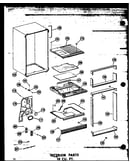 Interior parts 16 cu. ft. (t16w/p60303-6w) (t16w-c/p60303-6wc) (t16w-ag/p60303-6wg) (t16w-a/p60303-6wa) (t16w-c/p60303-8wc) (t16w-a/p60303-8wa) (t16w/p60303-8w) (t16w-ag/p60303-8wg) (tr16w-c/p60303-7wc) (tr16w-a/p60303-7wa) (tr16w/p60303-7w) (tr16w-ag/p60
