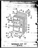 Refrigerator door assy 18 cu. ft. (tm18w-c/p60303-10wc) (tm18w/p60303-10w) (tm18w-a/p60303-10wa) (tm18w-ag/p60303-10wg) (tm18w-c/p60303-15wc) (tm18w-a/p60303-15wa) (tm18w/p60303-15w) (tm18w-ag/p60303-15wg) (tc18w/p60303-11w) (tc18w-c/p60303-11wc) (tc18w-a