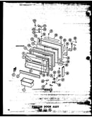 Freezer door assy 20 cu. ft. (tr20w-c/p60303-12wc) (tr20w-c/p60303-12wc) (tr20w/p60303-12w) (tr20w-ag/p60303-12wg) (tr20w-c/p60303-17wc) (tr20w-a/p60303-17wa) (tr20w/p60303-17w) (tr20w-ag/p60303-17wg) (td20w/p60303-13w) (td20w-c/p60303-13wc) (td20w-ag/p60