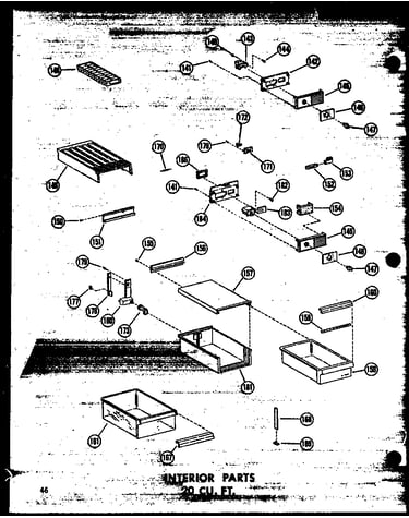 Interior parts 20 cu. ft. (tr20w-c/p60303-12wc) (tr20w-c/p60303-12wc) (tr20w/p60303-12w) (tr20w-ag/p60303-12wg) (tr20w-c/p60303-17wc) (tr20w-a/p60303-17wa) (tr20w/p60303-17w) (tr20w-ag/p60303-17wg) (td20w/p60303-13w) (td20w-c/p60303-13wc) (td20w-ag/p60303