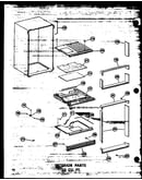 Interior parts 20 cu. ft. (tr20w-c/p60303-12wc) (tr20w-c/p60303-12wc) (tr20w/p60303-12w) (tr20w-ag/p60303-12wg) (tr20w-c/p60303-17wc) (tr20w-a/p60303-17wa) (tr20w/p60303-17w) (tr20w-ag/p60303-17wg) (td20w/p60303-13w) (td20w-c/p60303-13wc) (td20w-ag/p60303