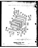 Freezer door assy 23 cu. ft. (td23n-c/p60236-88wc) (td23n-a/p60236-88wa) (td23n/p60236-88w) (td23n-ag/p60236-88wg) (td23w/p60303-14w) (td23w-c/p60303-14wc) (td23w-ag/p60303-14wg) (td23w-a/p60303-14wa) (td23n/p60236-89w) (td23n-ag/p60236-89wg) (td23n-c/p60