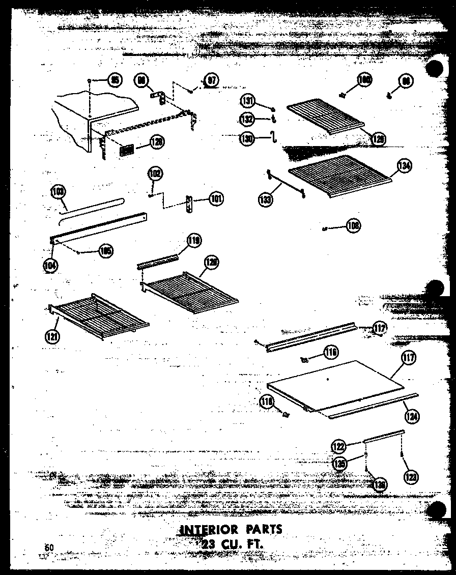 INTERIOR PARTS 23 CU. FT. (TD23N-C/P60236-88WC) (TD23N-A/P60236-88WA) (TD23N/P60236-88W) (TD23N-AG/P60236-88WG) (TD23W/P60303-14W) (TD23W-C/P60303-14WC) (TD23W-AG/P60303-14WG) (TD23W-A/P60303-14WA) (TD23N/P60236-89W) (TD23N-AG/P60236-89WG) (TD23N-C/P60236