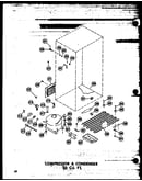 Compressor & condenser 23 cu. ft. (td23n-c/p60236-88wc) (td23n-a/p60236-88wa) (td23n/p60236-88w) (td23n-ag/p60236-88wg) (td23w/p60303-14w) (td23w-c/p60303-14wc) (td23w-ag/p60303-14wg) (td23w-a/p60303-14wa) (td23n/p60236-89w) (td23n-ag/p60236-89wg) (td23n-