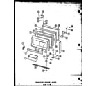 Amana ESRF-16W-AG-P60303-5WG freezer door assy esr-16w (esr-16w/p60303-4w) (esr-16w-ag/p60303-4wg) (esr-16w-c/p60303-4wc) (esr-16w-a/p60303-4wa) diagram