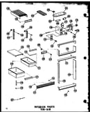 Interior parts esr-16w (esr-16w/p60303-4w) (esr-16w-ag/p60303-4wg) (esr-16w-c/p60303-4wc) (esr-16w-a/p60303-4wa)