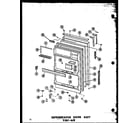 Amana ESR-16W-P60303-4W refrigerator door assy esrf-16w (esrf-16w-a/p60303-5wa) (esrf-16w-c/p60303-5wc) (esrf-16w-ag/p60303-5wg) (esrf-16w/p60303-5w) diagram