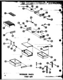 Interior parts esrf-16w (esrf-16w-a/p60303-5wa) (esrf-16w-c/p60303-5wc) (esrf-16w-ag/p60303-5wg) (esrf-16w/p60303-5w)
