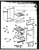 Interior parts esrf-16w (esrf-16w-a/p60303-5wa) (esrf-16w-c/p60303-5wc) (esrf-16w-ag/p60303-5wg) (esrf-16w/p60303-5w)