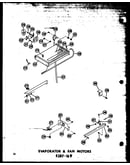 Evaporator & fan motors esrf-16w (esrf-16w-a/p60303-5wa) (esrf-16w-c/p60303-5wc) (esrf-16w-ag/p60303-5wg) (esrf-16w/p60303-5w)