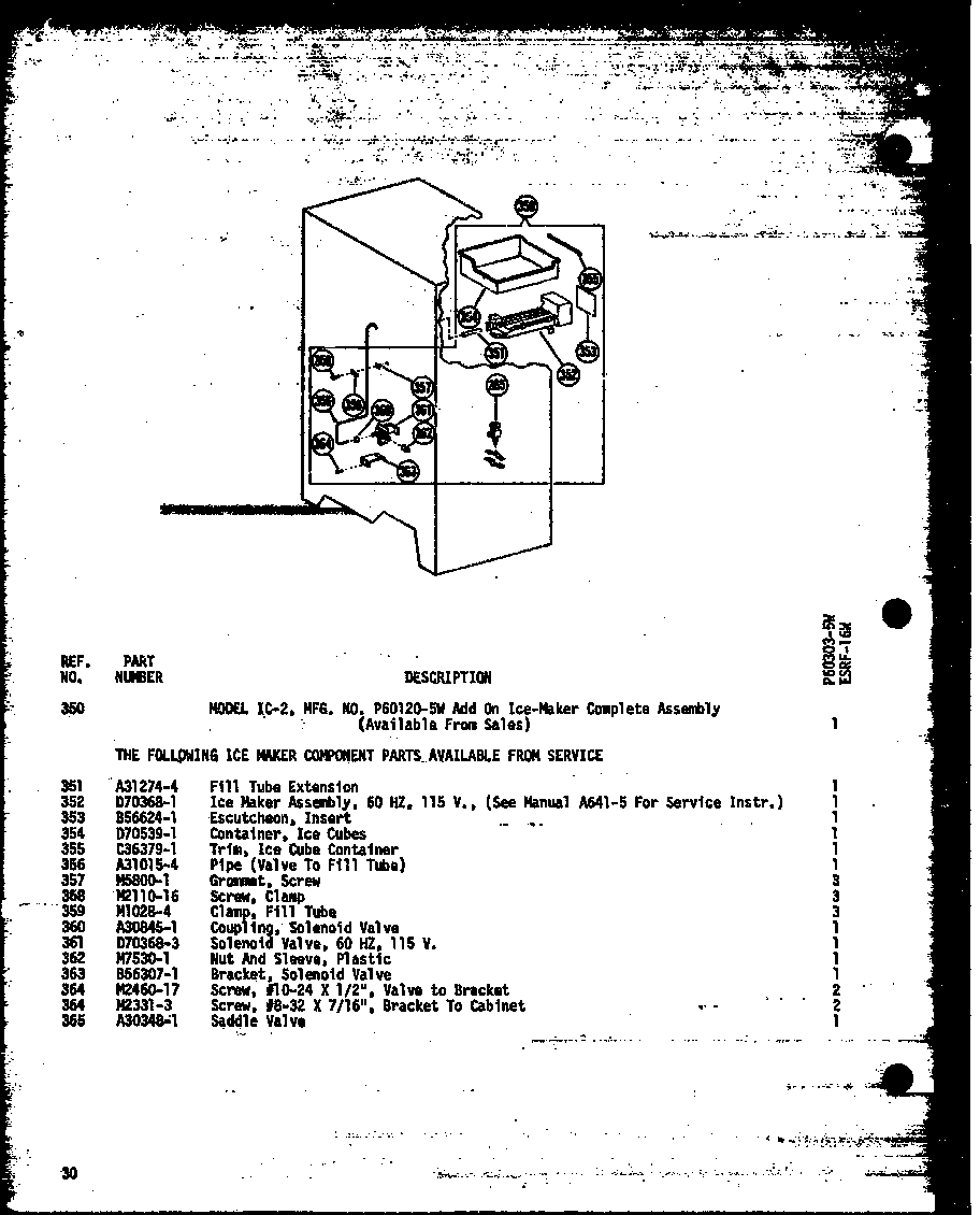 (esrf-16w-a/p60303-5wa) (esrf-16w-c/p60303-5wc) (esrf-16w-ag/p60303-5wg) (esrf-16w/p60303-5w)